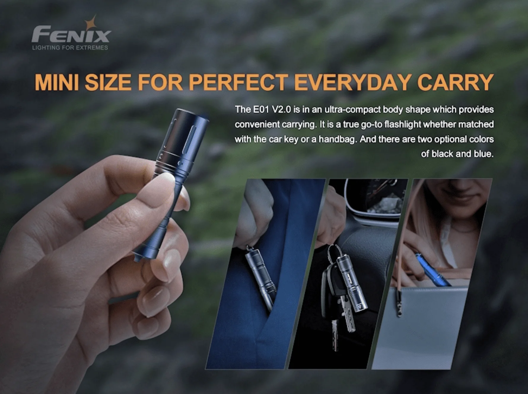 Fenix Torches E01 V2.0 100 Lumen Keychain Torch - Image 4