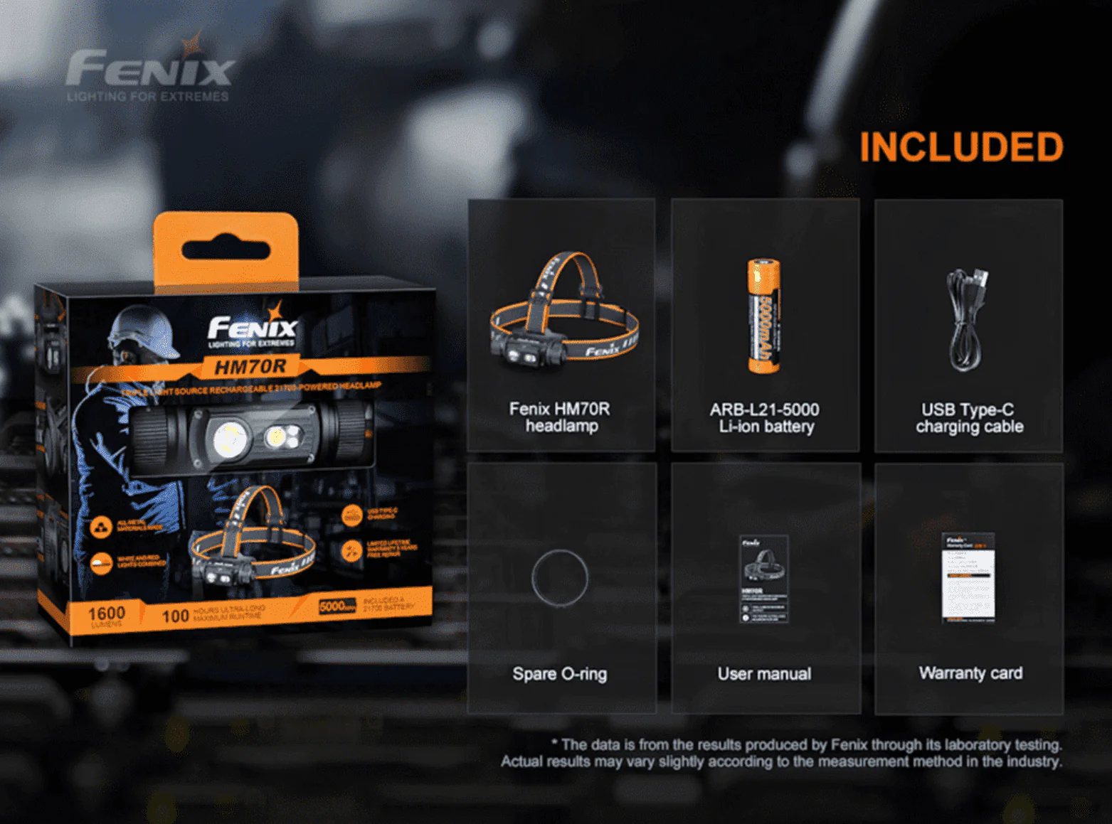 Fenix Torches HM70R 1600 Lumen Headlamp - Black - Image 17