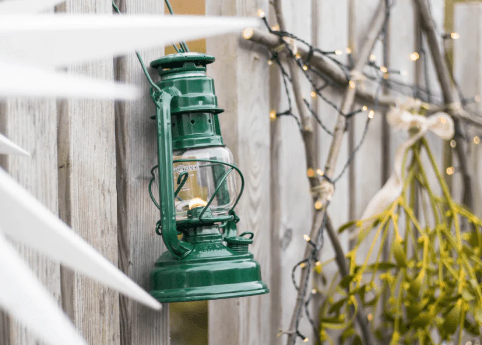 Feuerhand Baby Special 276 Hurricane Lantern - Moss Green - Image 3