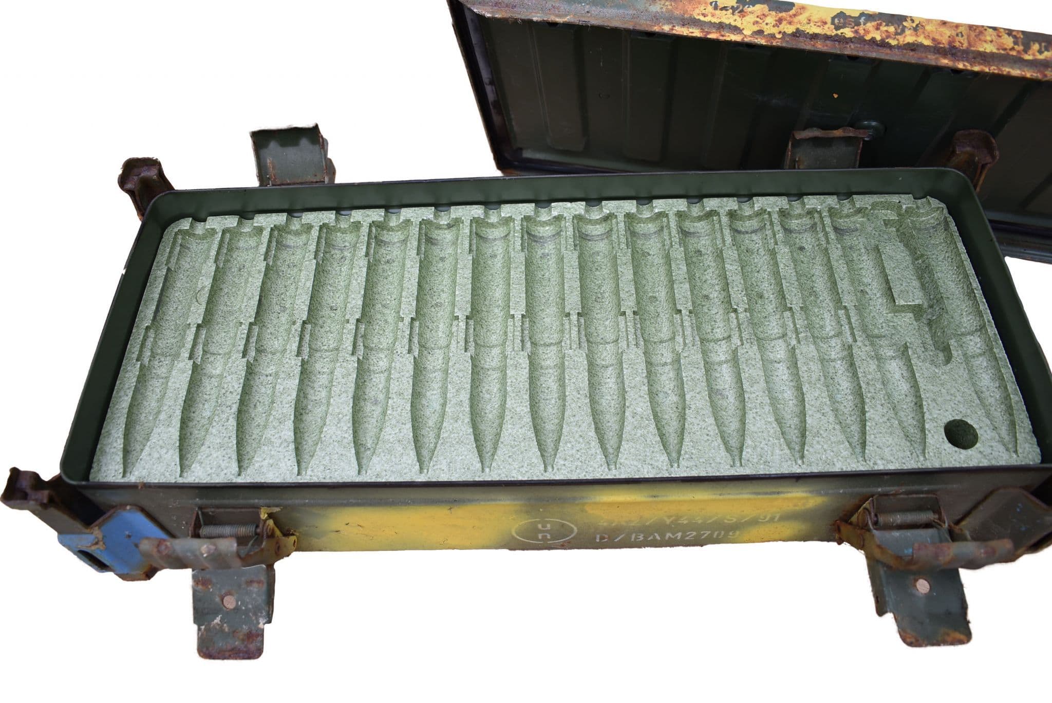 German Army 27mm Cannon Euro Fighter Ammo Box - Image 3