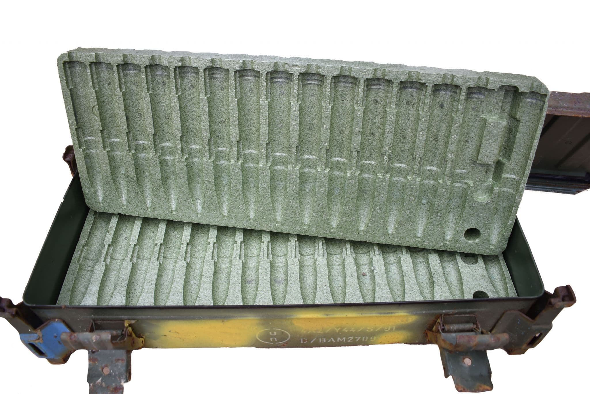 German Army 27mm Cannon Euro Fighter Ammo Box - Image 4