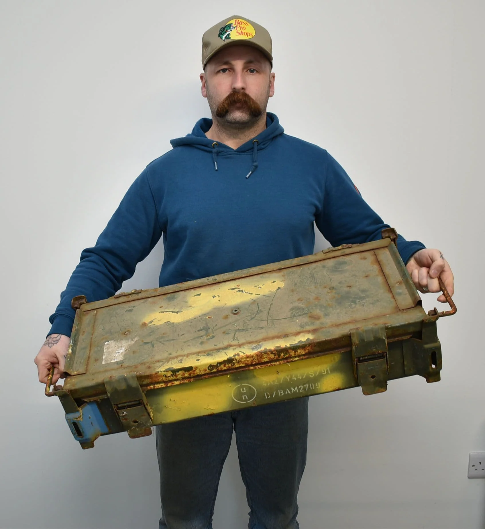 German Army 27mm Cannon Euro Fighter Ammo Box - Image 6
