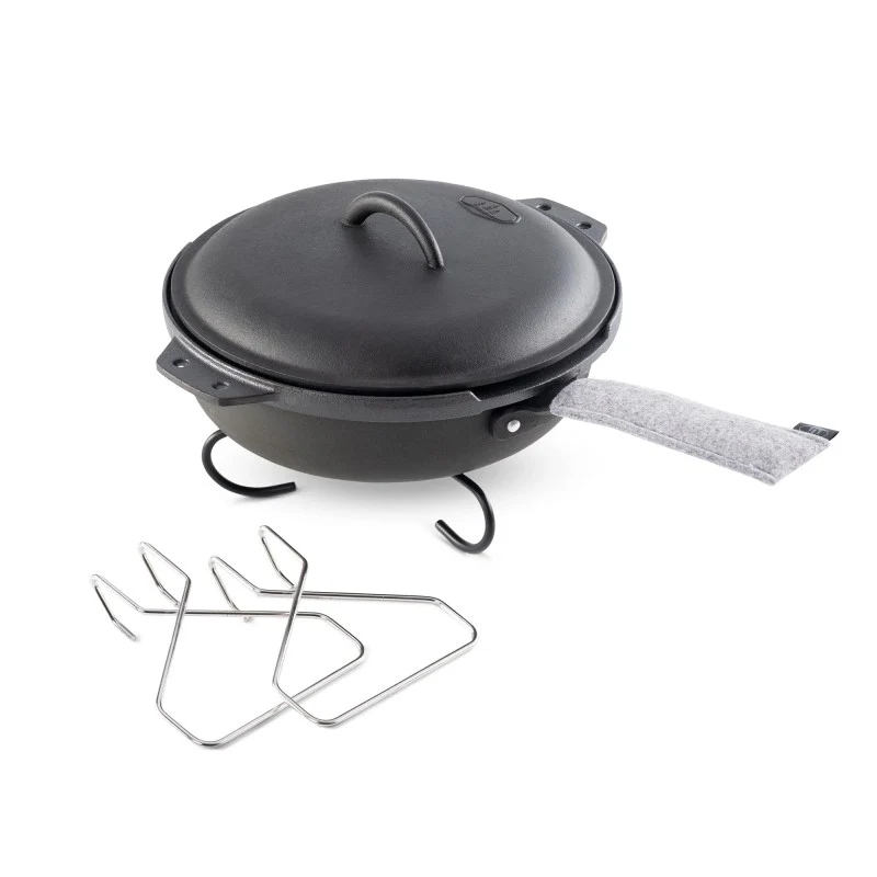 GSI Outdoors Guidecast 10 Inch Cast Iron Cook Set - Image 2