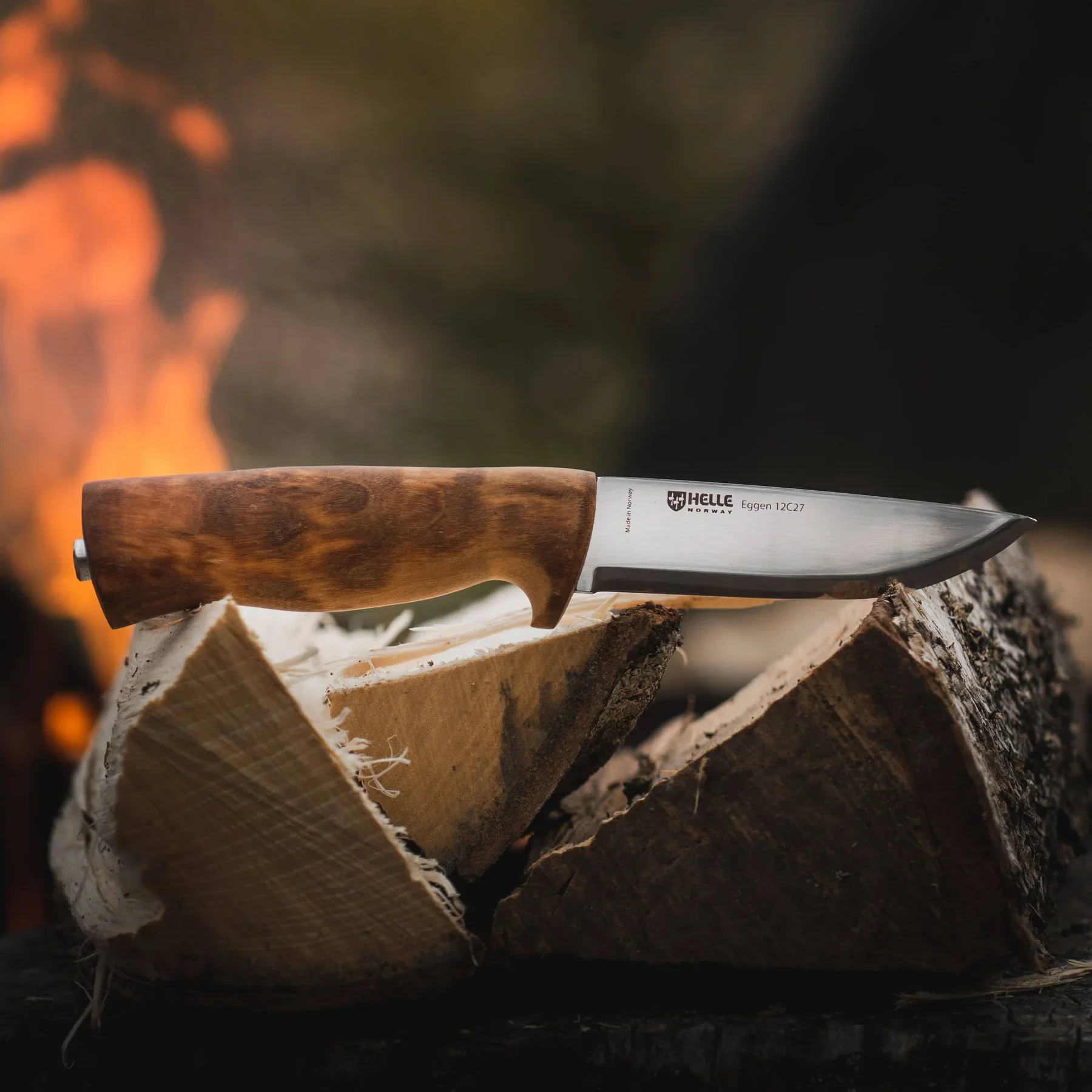 Helle Eggen 12C27 Bushcraft Knife - Image 4