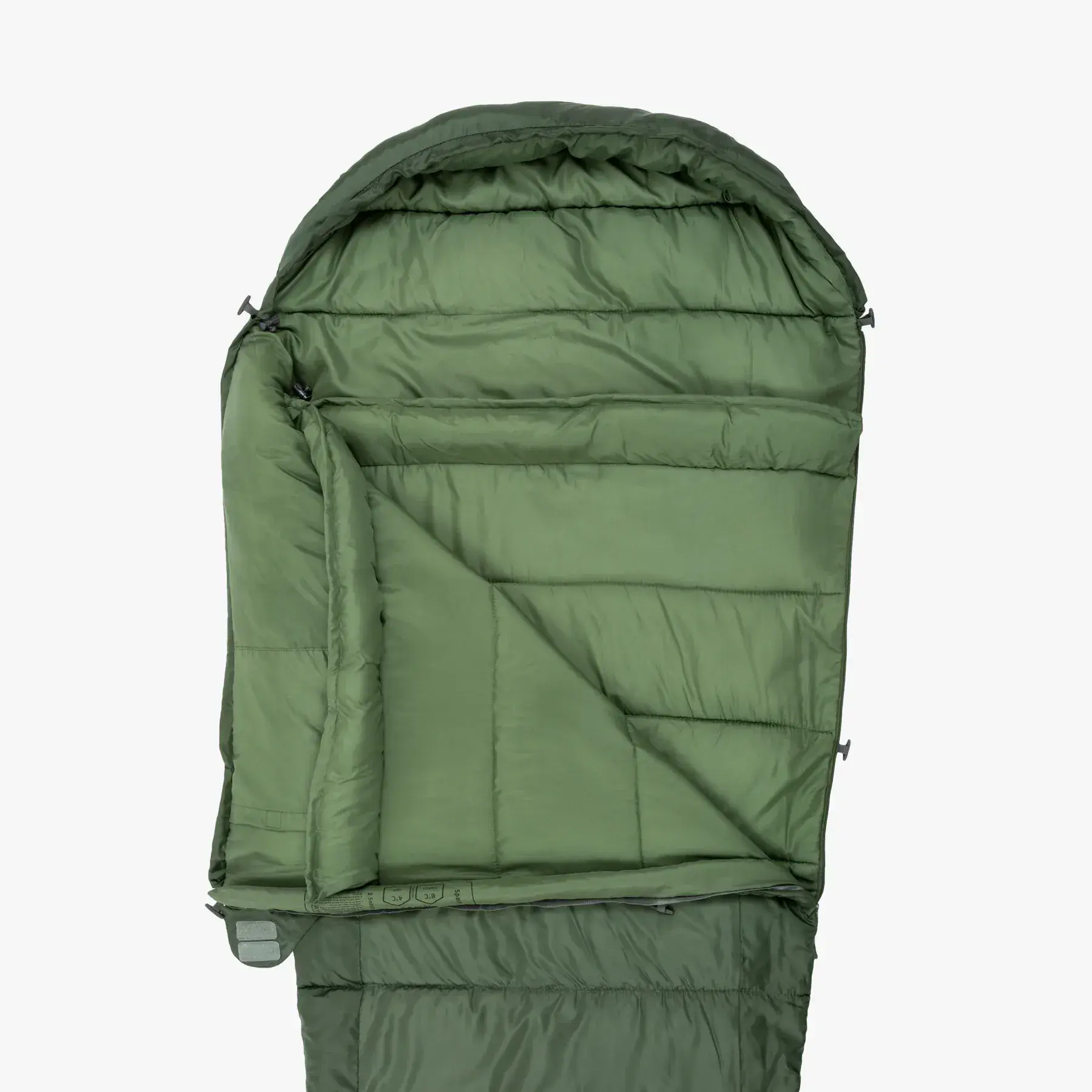 Highlander Forces Phoenix Spark 150 Sleeping Bag - Olive - Image 3