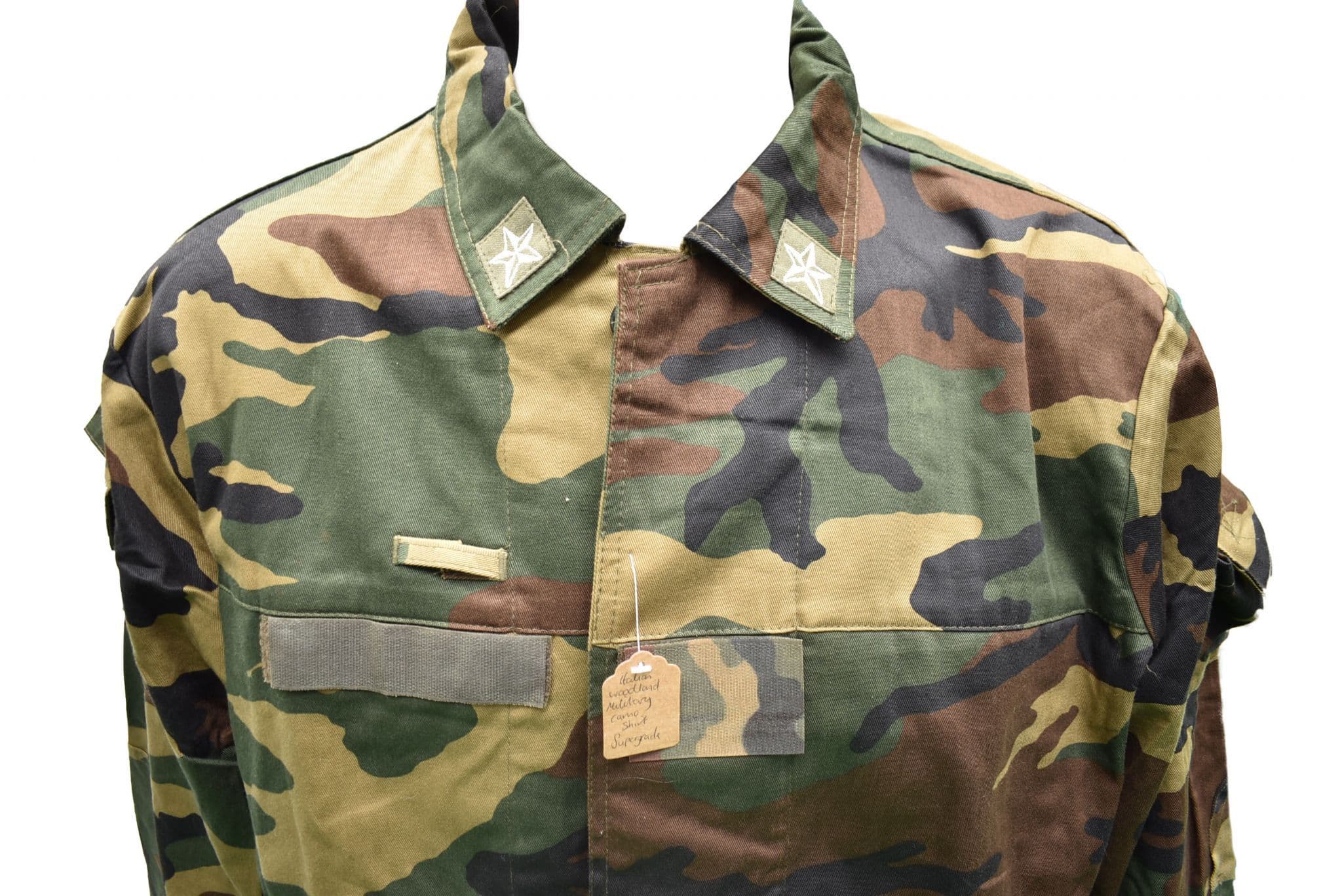 Italian Army Mimetico Roma M90 Woodland Camo Shirt - Image 5