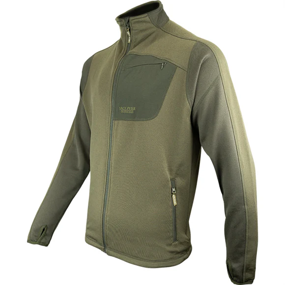 Jack Pyke Ashcombe Technical Fleece Jacket - Green - Image 3