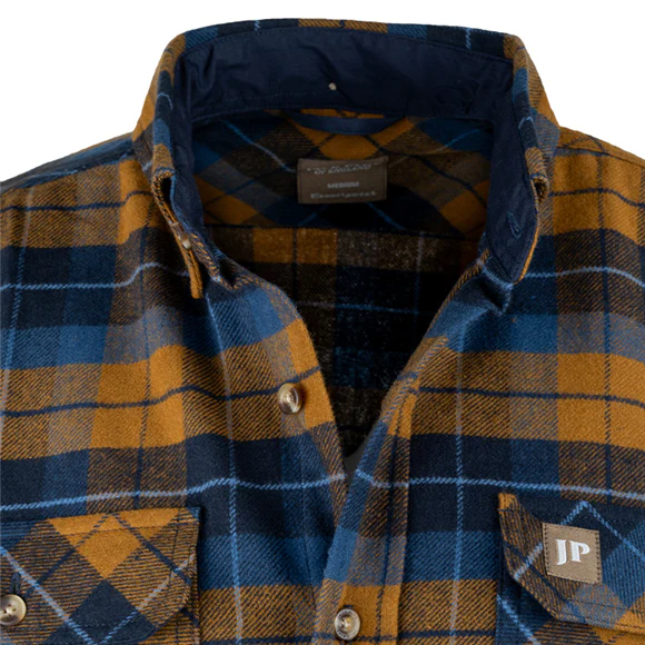 Jack Pyke Bleasdale Heavy Flannel Shirt - Navy - Image 4