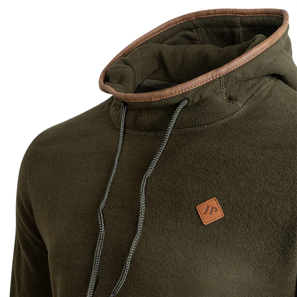 Jack Pyke Country Fleece Hoodie - Dark Olive - Image 5