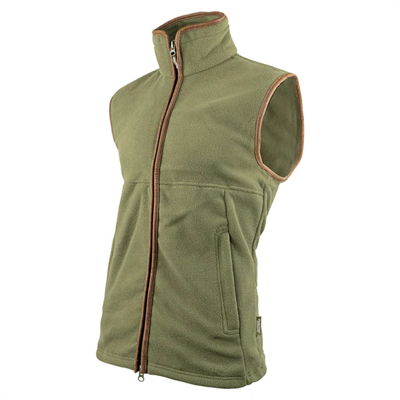 Jack Pyke Countryman Fleece Gilet - Light Olive - Image 2