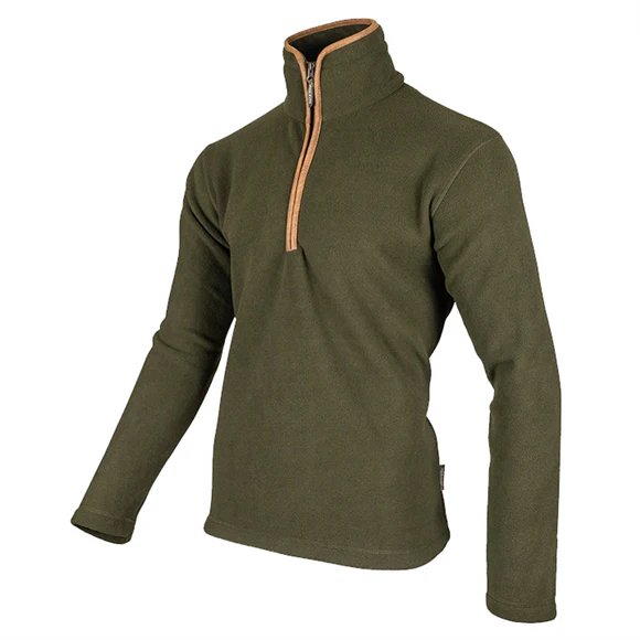 Jack Pyke Countryman Fleece Pullover - Dark Olive - Image 2