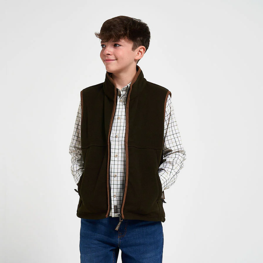 Jack Pyke Junior Countryman Gilet - Dark Olive - Image 6