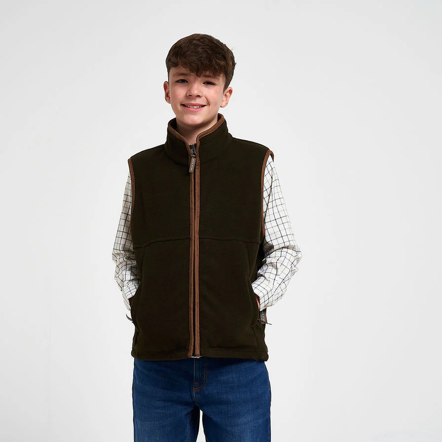 Jack Pyke Junior Countryman Gilet - Dark Olive - Image 9