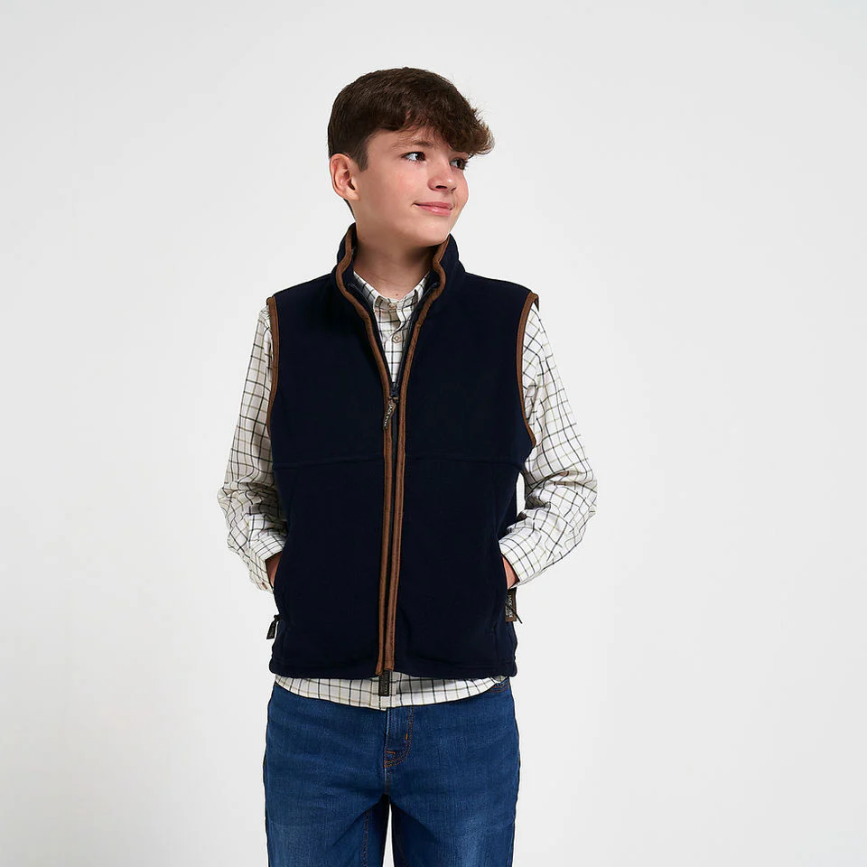 Jack Pyke Junior Countryman Gilet - Navy - Image 3