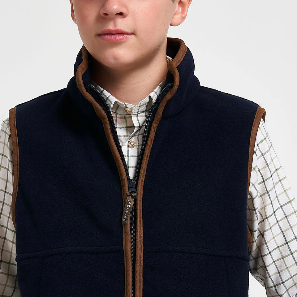 Jack Pyke Junior Countryman Gilet - Navy - Image 6