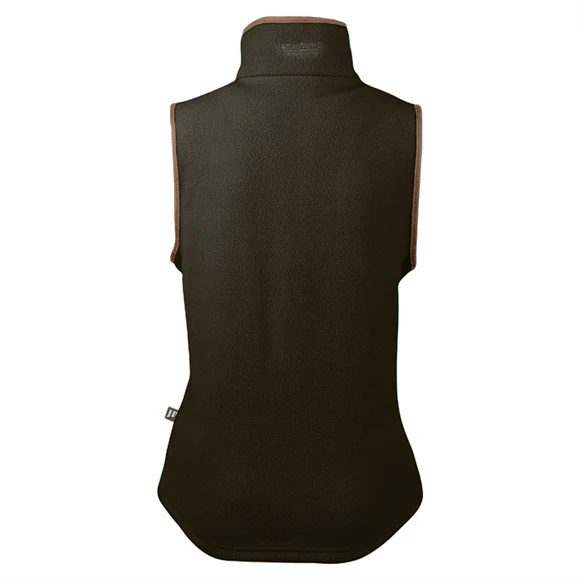 Jack Pyke Ladies Countryman Fleece Gilet - Dark Olive - Image 3