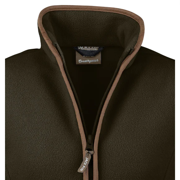Jack Pyke Ladies Countryman Fleece Gilet - Dark Olive - Image 4