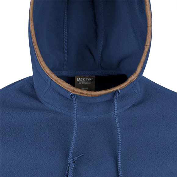 Jack Pyke Ladies Fleece Hoodie - Denim - Image 4