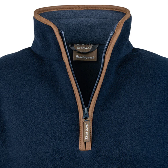 Jack Pyke Ladies Fleece Pullover - Navy - Image 4