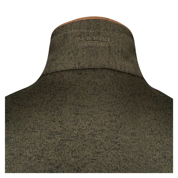 Jack Pyke Melange Fleece Gilet - Dark Olive - Image 4