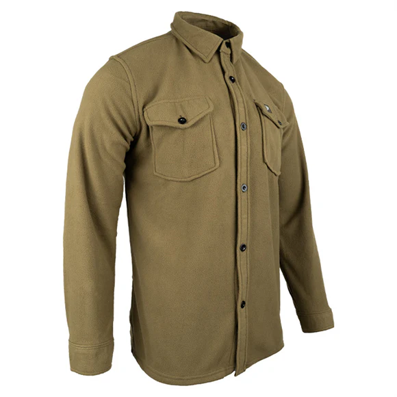 Jack Pyke Polar Fleece Shirt - Dark Mustard - Image 3