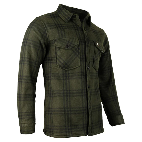 Jack Pyke Polar Fleece Shirt - Green - Image 3