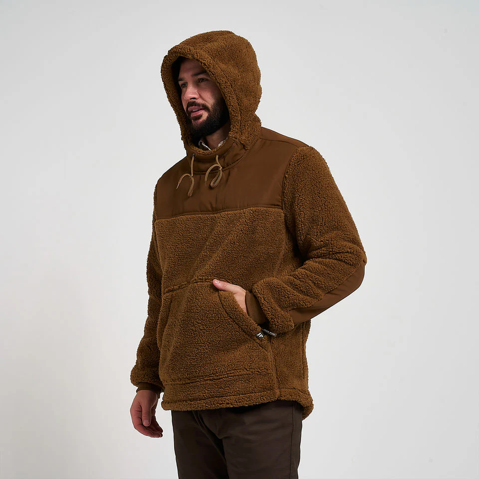 Jack Pyke Sherpa Fleece Hoodie Gen 2 - Camel - Image 4