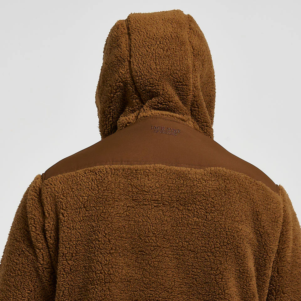 Jack Pyke Sherpa Fleece Hoodie Gen 2 - Camel - Image 6
