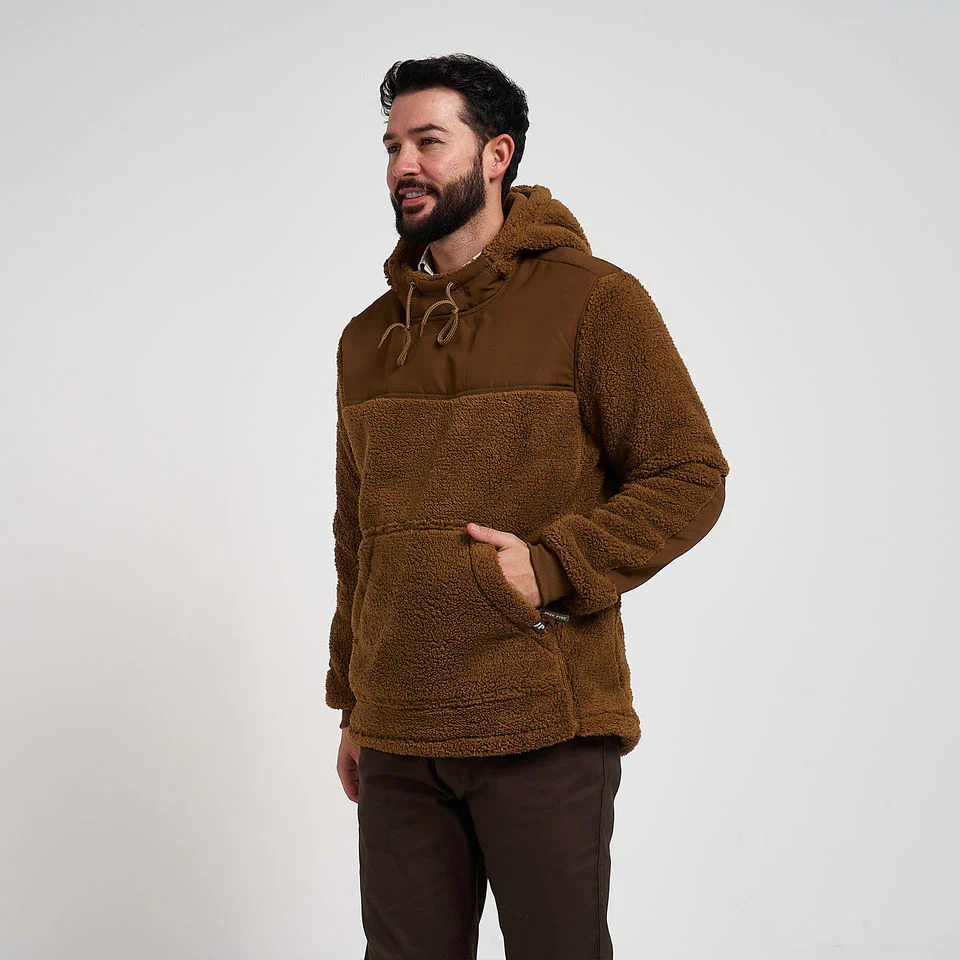 Jack Pyke Sherpa Fleece Hoodie Gen 2 - Camel - Image 9