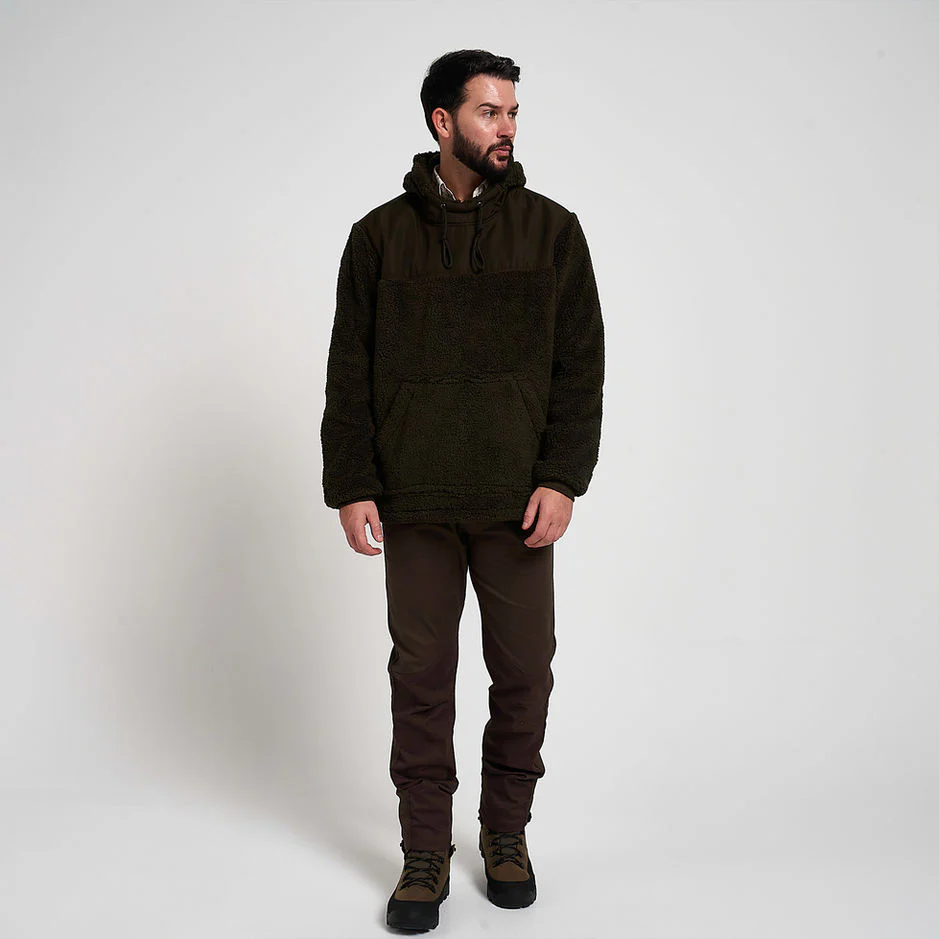 Jack Pyke Sherpa Fleece Hoodie Gen 2 - Dark Olive - Image 12