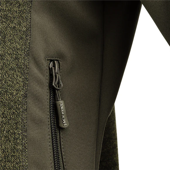 Jack Pyke Weardale Knitted Jacket - Green - Image 4