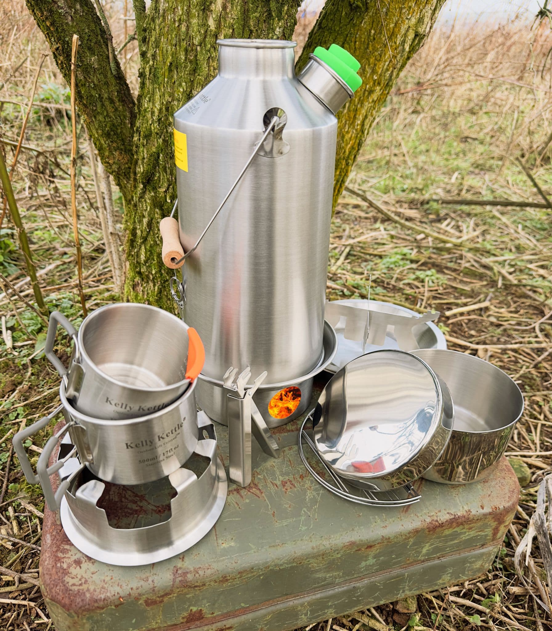 Kelly Kettle Ultimate Base Camp Kit Large Stainless Steel - Image 14