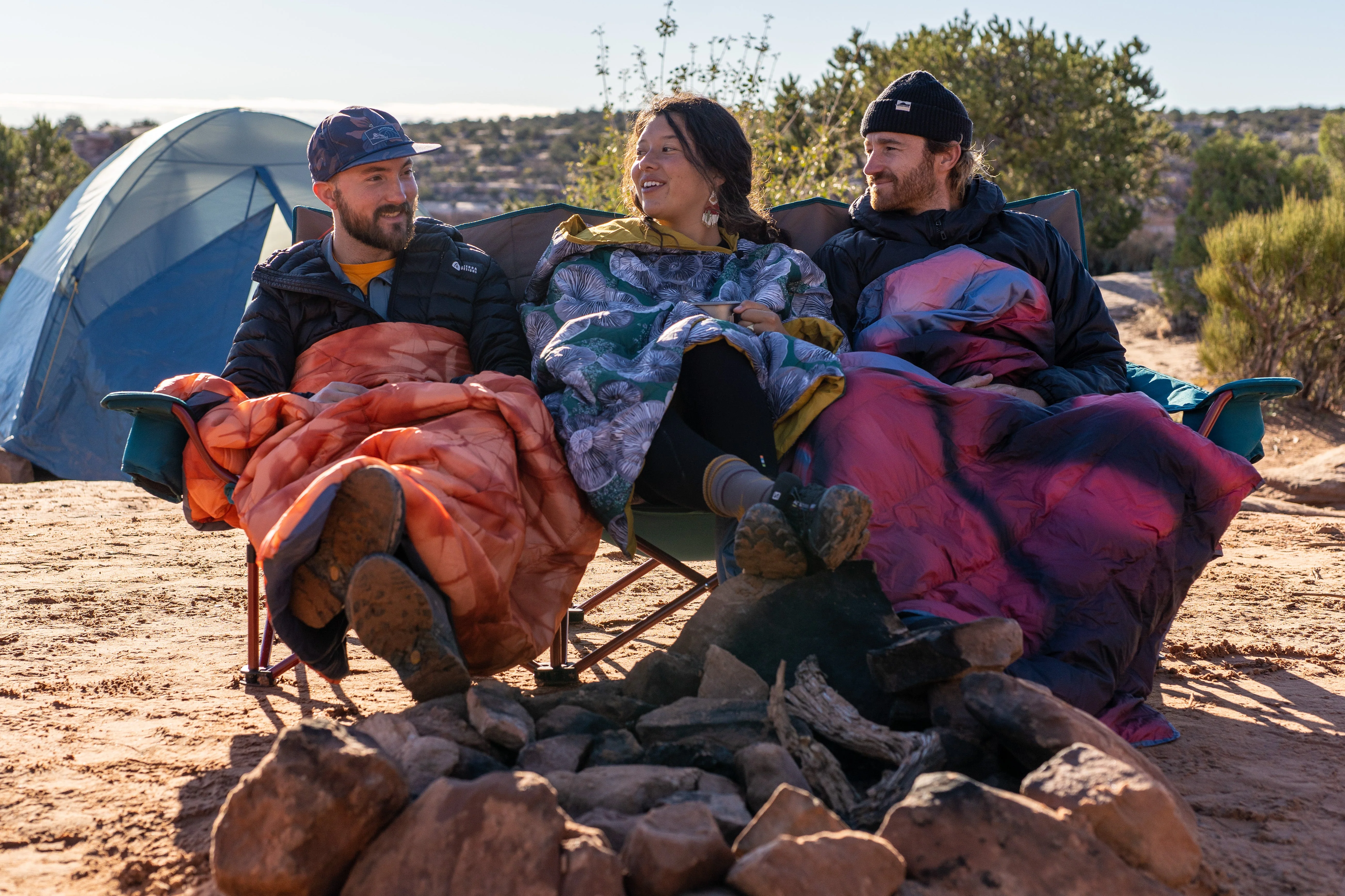 Kelty Bestie Treeline Blanket - Winter Moss - Image 9