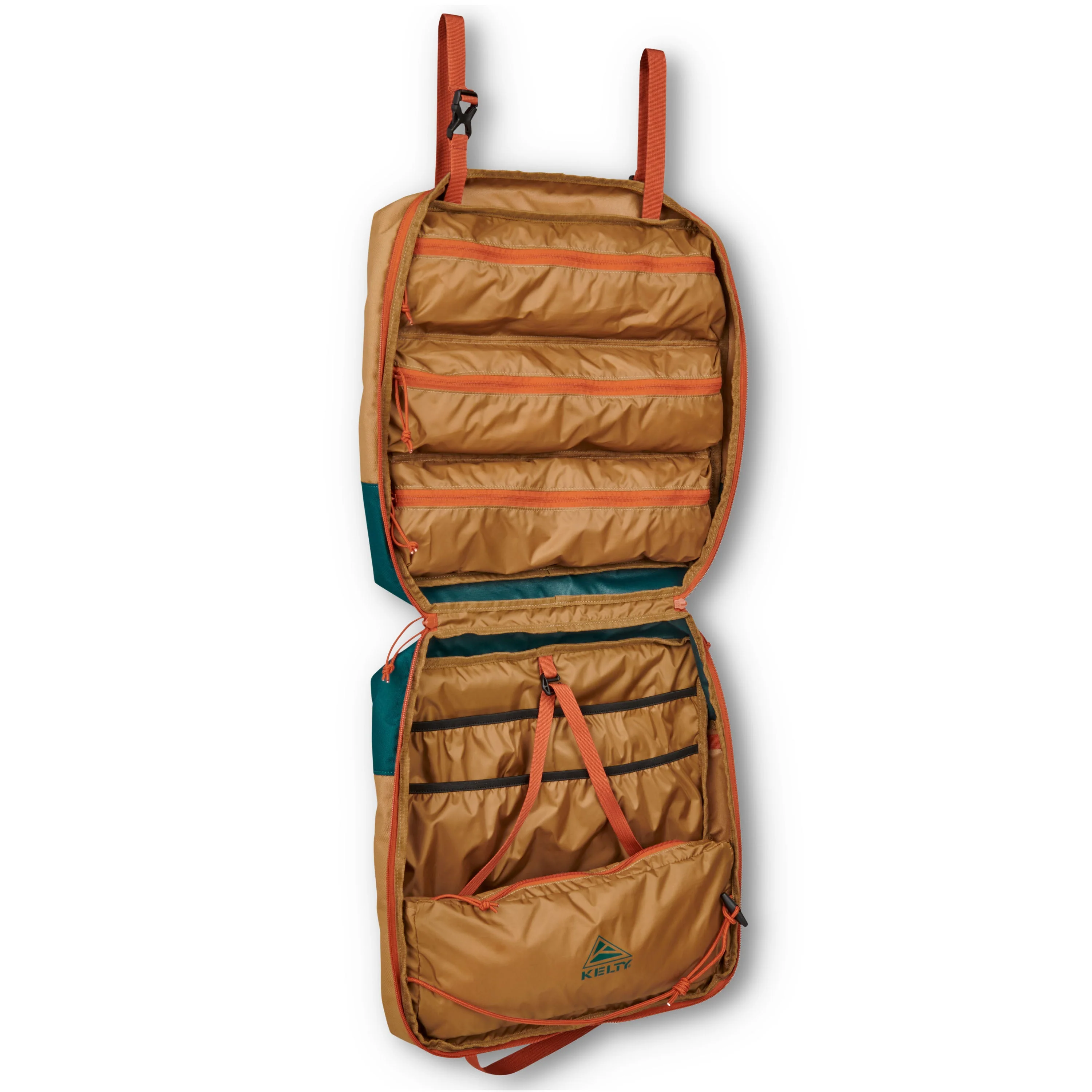 Kelty Camp Galley Camp Kitchen Organiser - Dull Gold / Deep Teal - Image 3