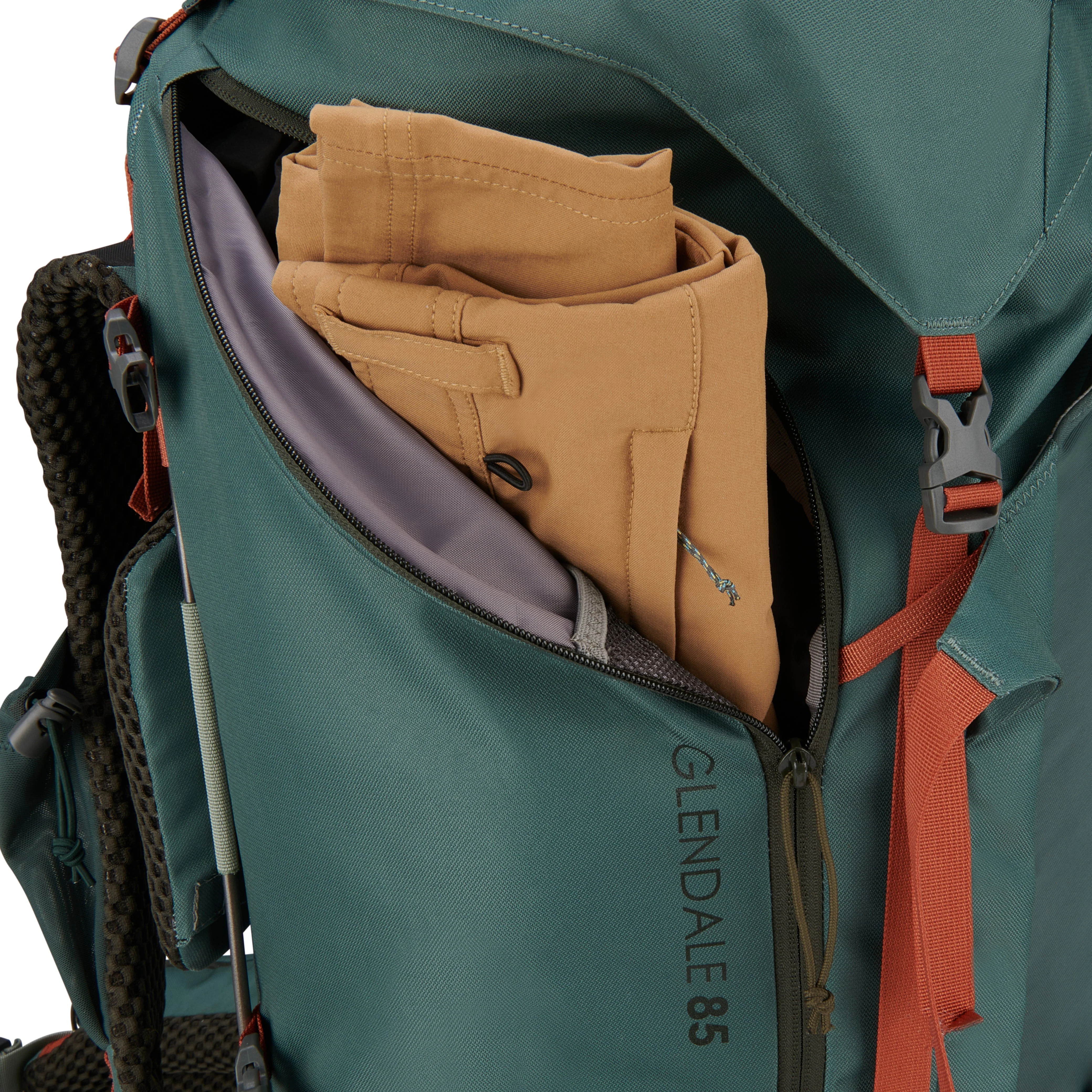 Kelty Glendale 85L Duck/Gingerbread Backpack Bag - Image 12