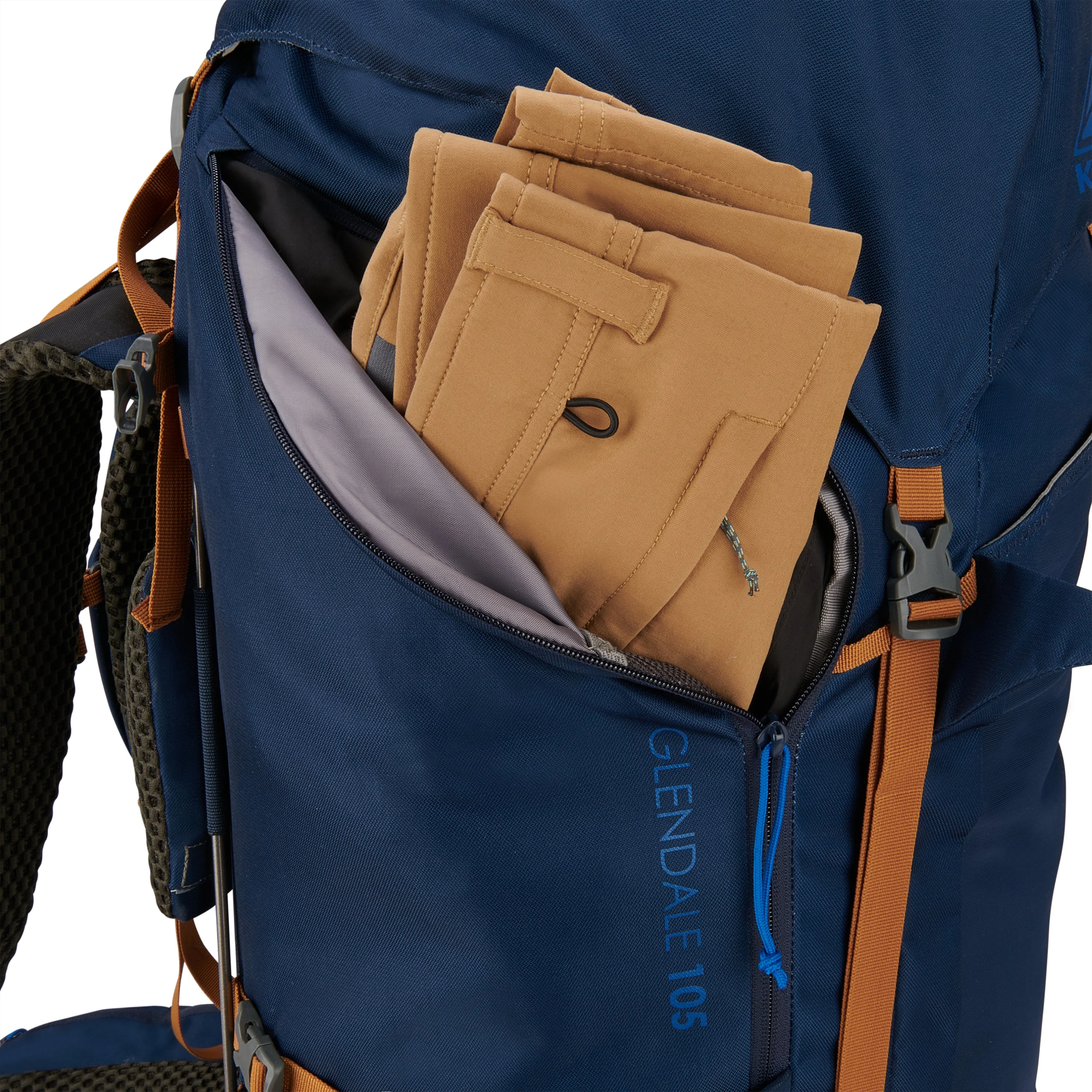 Kelty Glendale 85L Pageant Blue/Cathay Spice Backpack Bag - Image 11