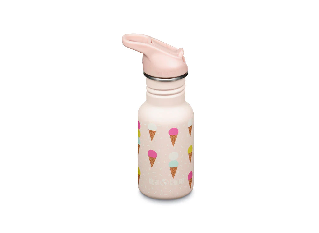 Klean Kanteen 355ml Classic Kid's Water Bottle with Flip Seal Sport Cap - Image 4