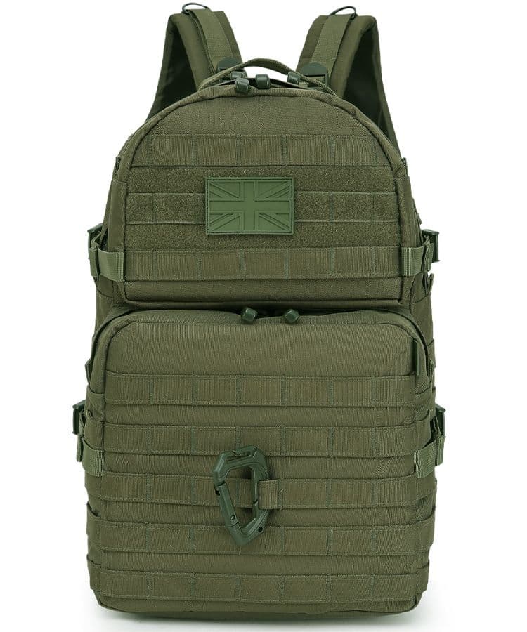 Kombat UK Medium Molle Assault Pack - 40 Litres - Olive Green - Image 2