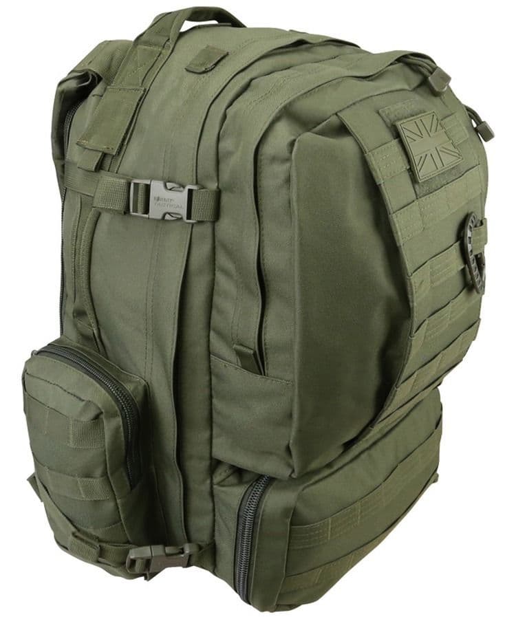 Kombat UK 60L Viking Patrol Pack Bag - Olive Green - Image 2