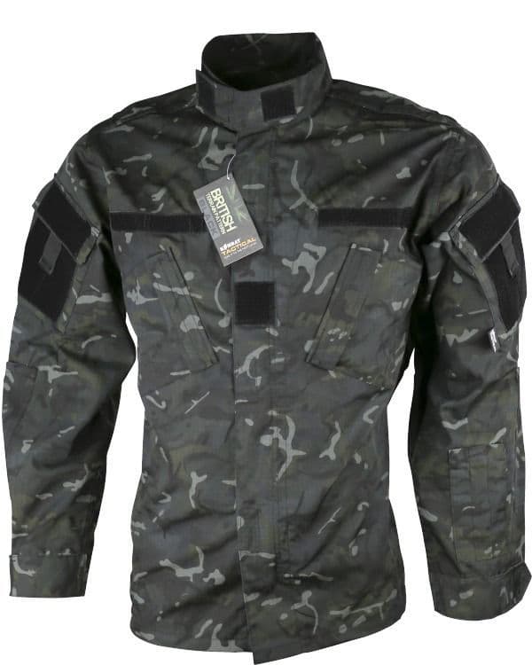 Kombat UK ACU Shirt in BTP Black Camo - Image 2