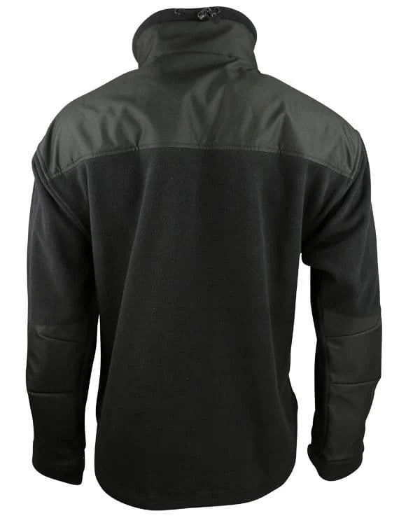Kombat UK Defender Tactical Fleece Jacket in Black - Image 4