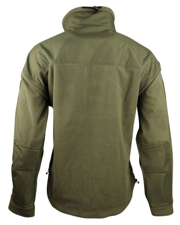 Kombat UK Defender Tactical Fleece Jacket in Olive Green - Image 4
