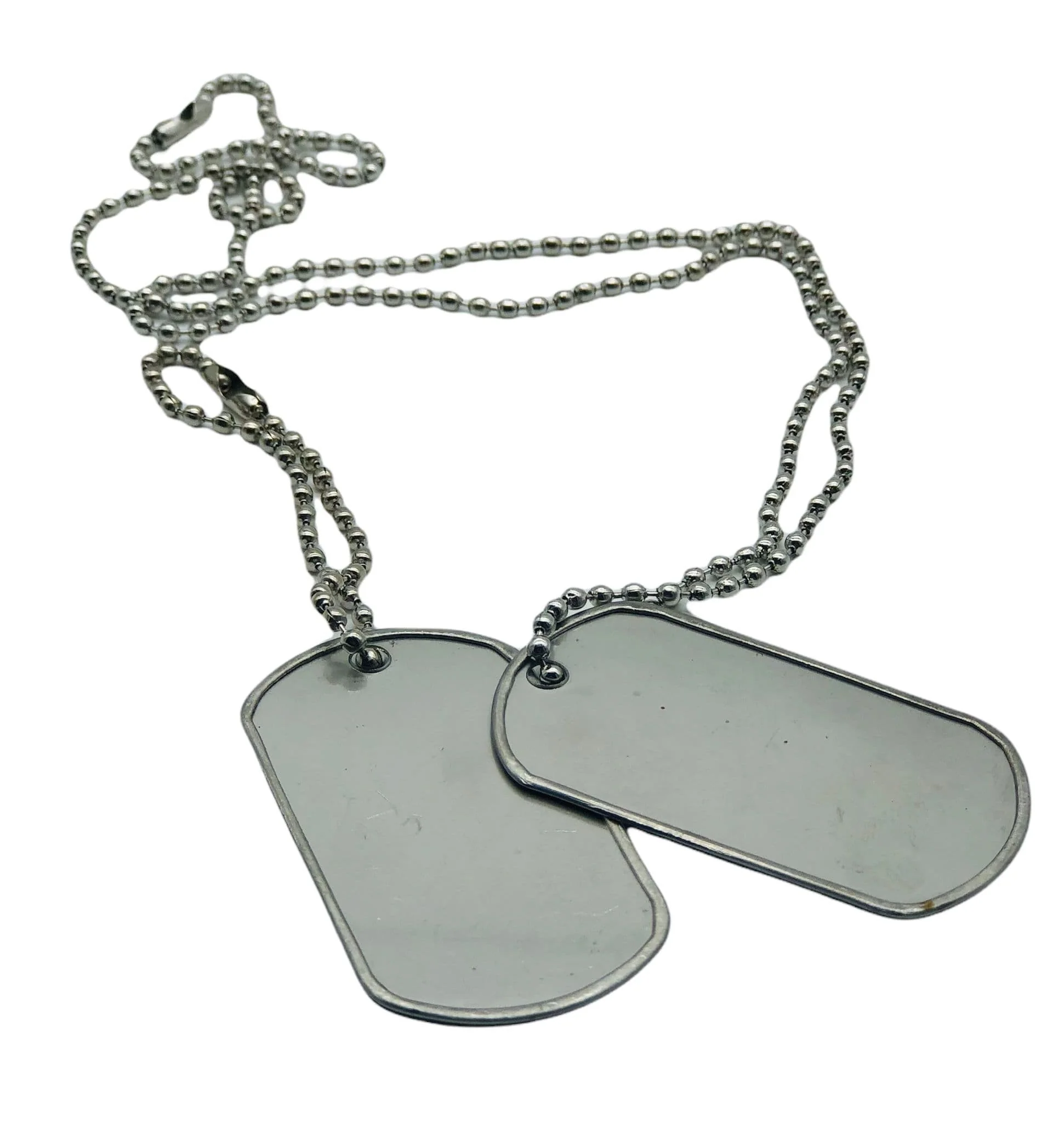 Kombat UK Dog Tags - Silver - Image 2