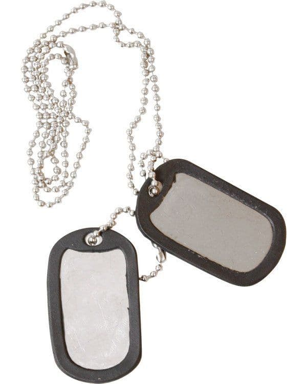 Kombat UK Dog Tags - Silver - Image 3