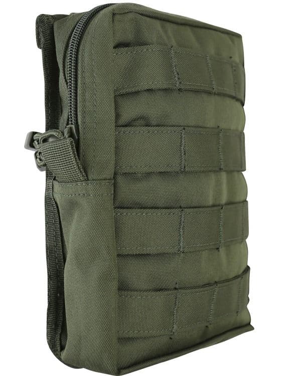 Kombat UK Large Molle Utility Pouch - Olive Green - Image 2