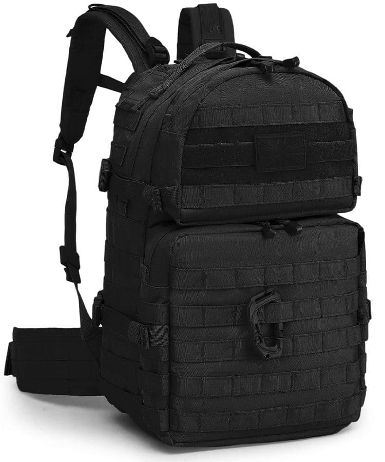 Kombat UK Medium Molle Assault Pack - 40 Litre Capacity - Black - Image 3