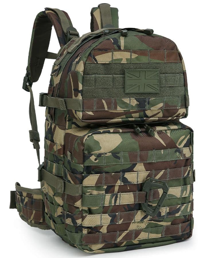 Kombat UK Medium Molle Assault Pack - 40 Litre Capacity In Disruptive Pattern Material (Dpm) - Image 3