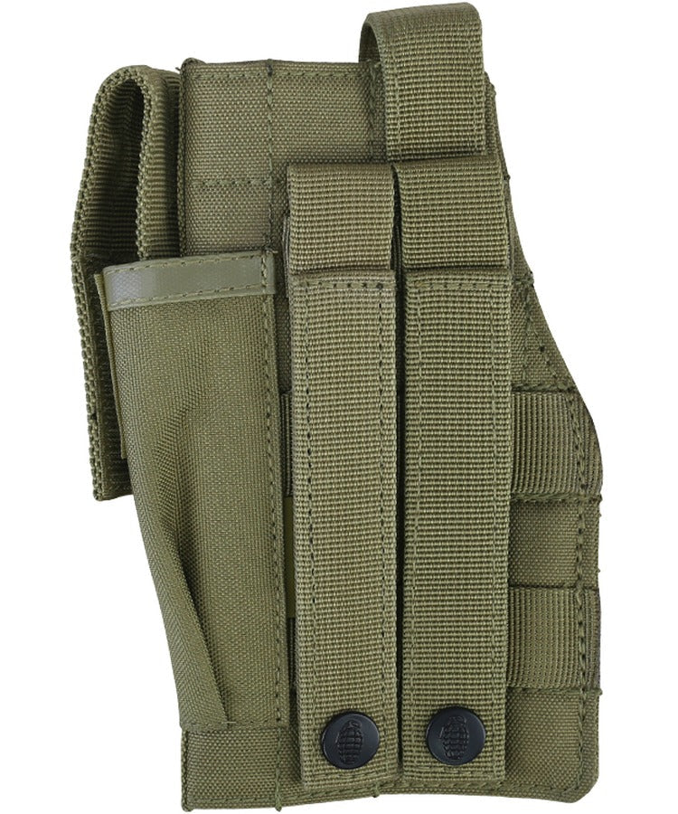 Kombat UK Molle Gun Holster with Mag Pouch - Coyote - Image 3