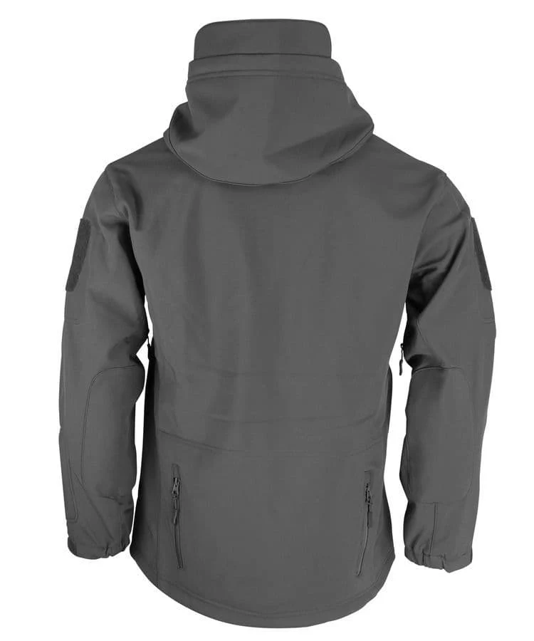 Kombat UK Patriot Tactical Soft Shell Jacket in Gunmetal Grey - Image 4