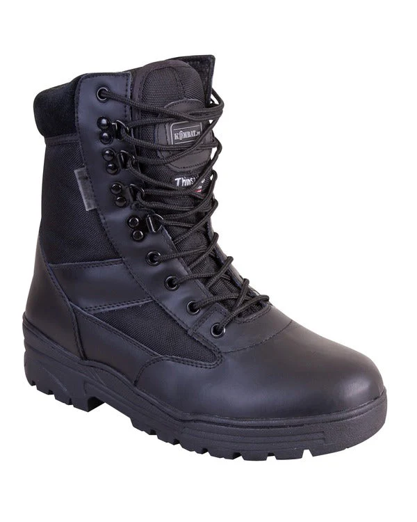 Kombat UK Patrol Boot - Half Leather/Half Nylon - Black - 14 - Image 2